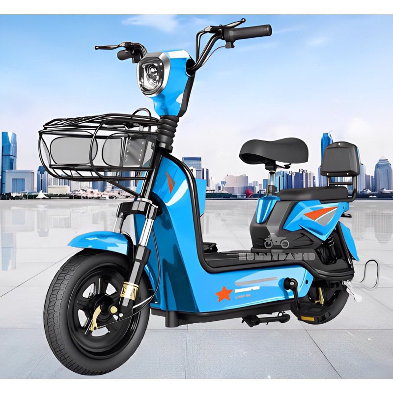 Ebike Skuter Elektrik Basikal Dewasa E Scooter Scooter Motor Skuter ...