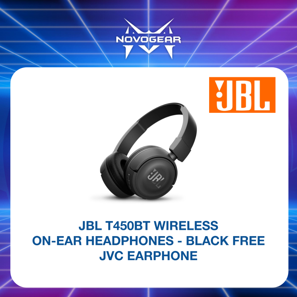 Jbl black wireless discount bluetooth headphones t450bt