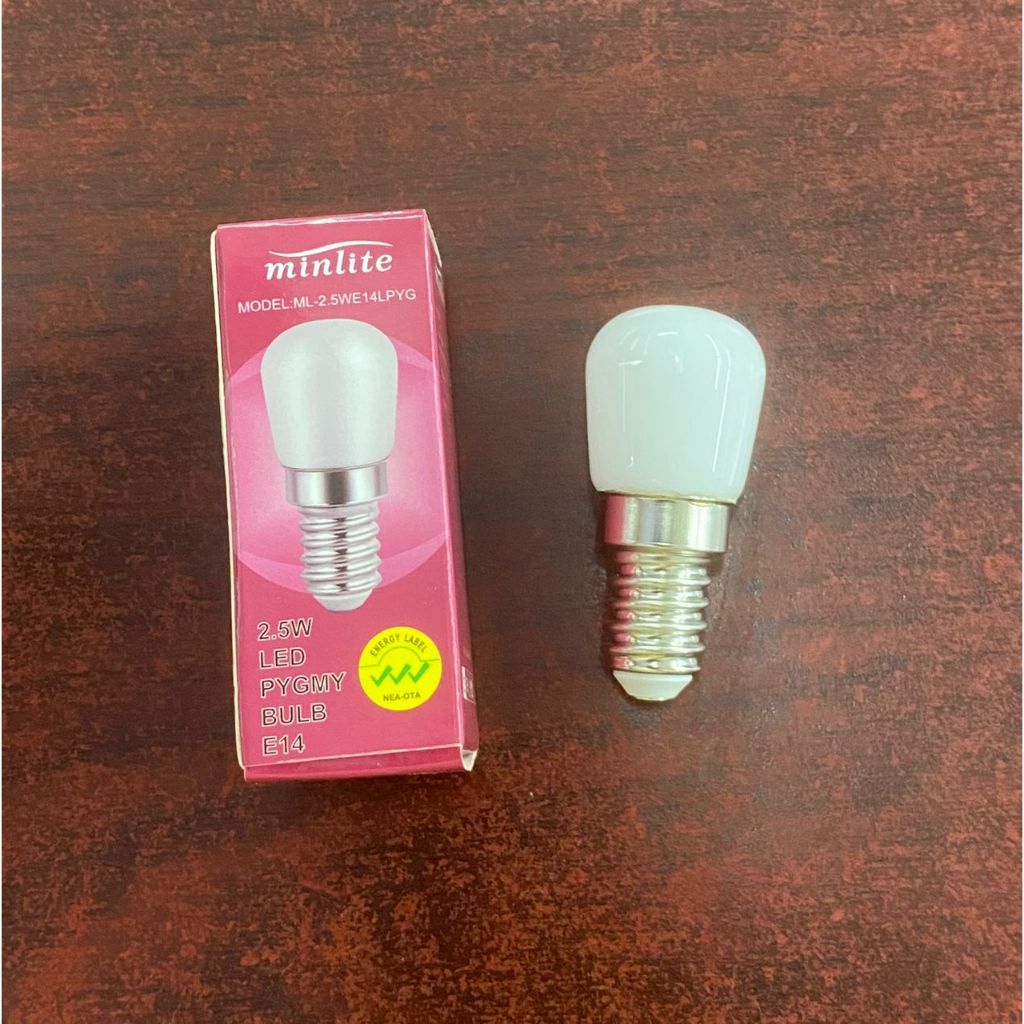 Minlite 2.5W LED Pygmy Bulb E14 Salt Lamp Bulb Mentol Lampu Garam Warm ...