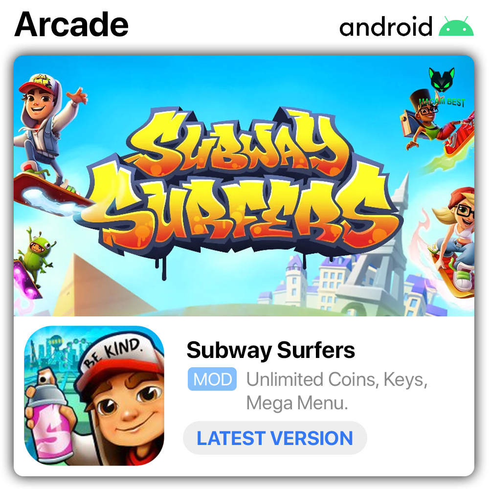 Subway Surfers Unlimited Keys APK Android Free Download