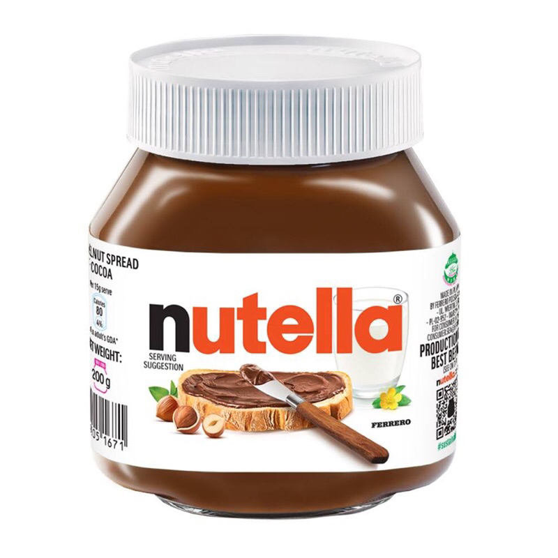 Nutella Chocolate Hazelnut 680g Botol Kaca Besar Shopee Malaysia