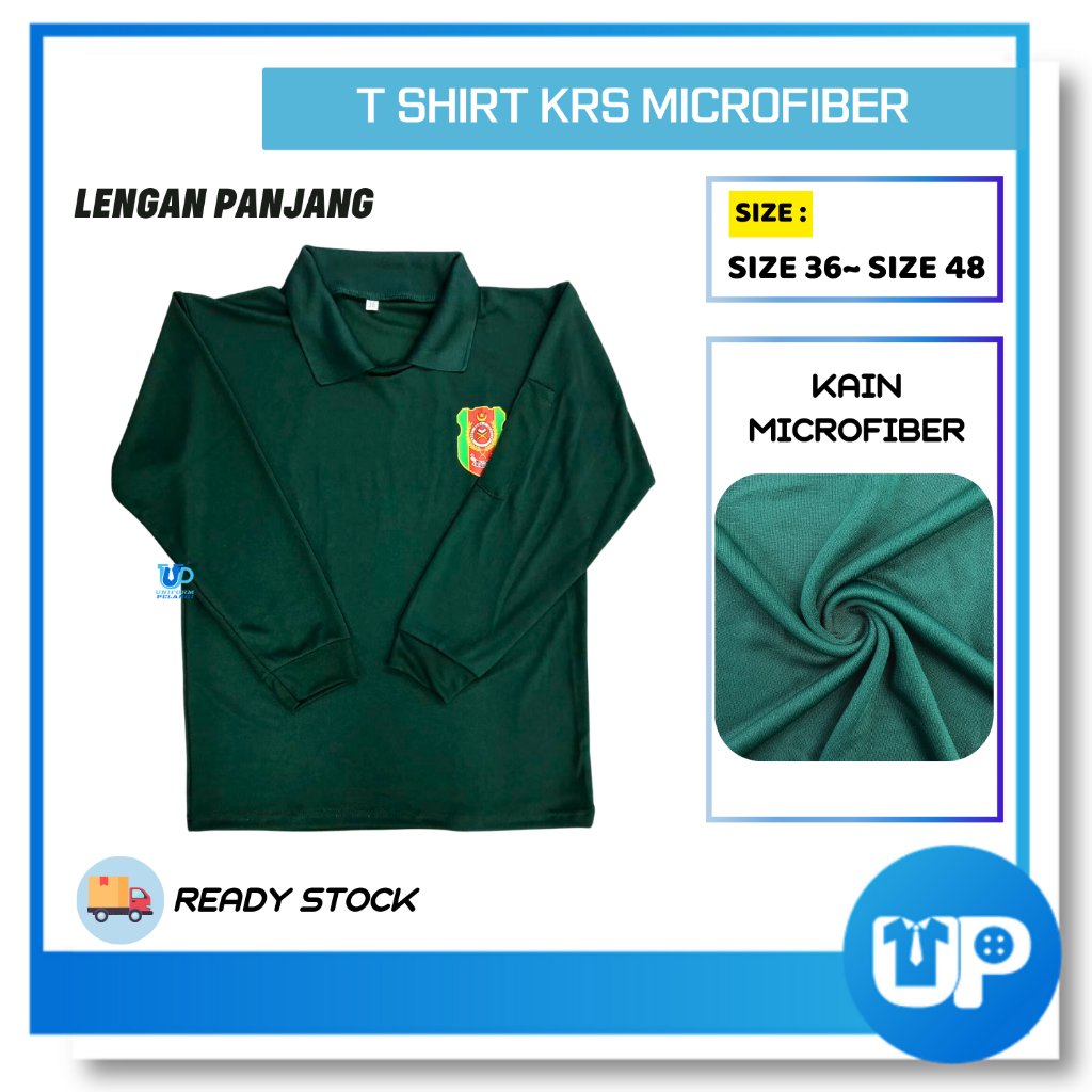 Tshirt KRS Baju Sekolah Menengah Lengan Pendek & Lengan Panjang ...