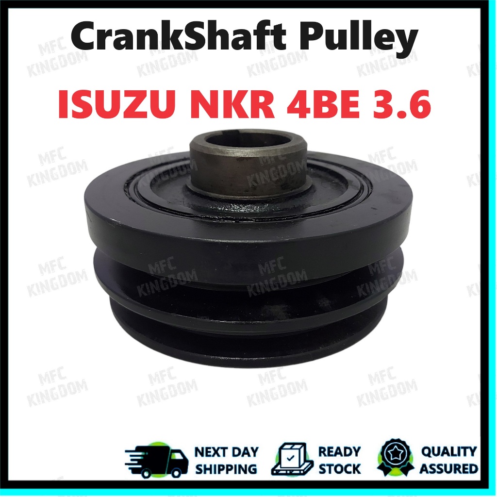 8-97173-059-0 / CrankShaft Pulley / Main Shaft Pulley / ISUZU NKR, 4BE ...