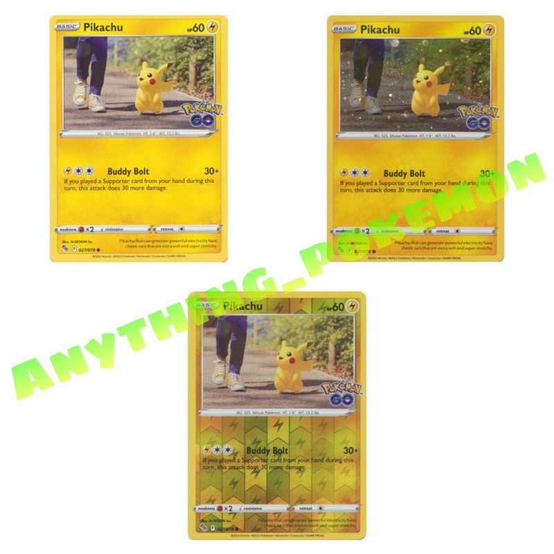 Pokemon Card - Pikachu (028/078) (027/078) - NORMAL/HOLO RARE/REVERSE  HOLO/HOLO RARE SEALED - Pokemon Go Singles | Shopee Malaysia
