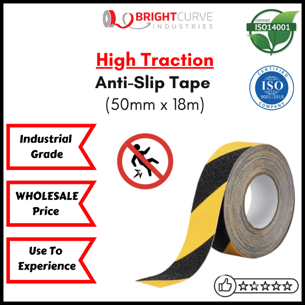 High Traction AntiSlip Safety Tape/ AntiSkid Tape/ Grip Hazard Tape