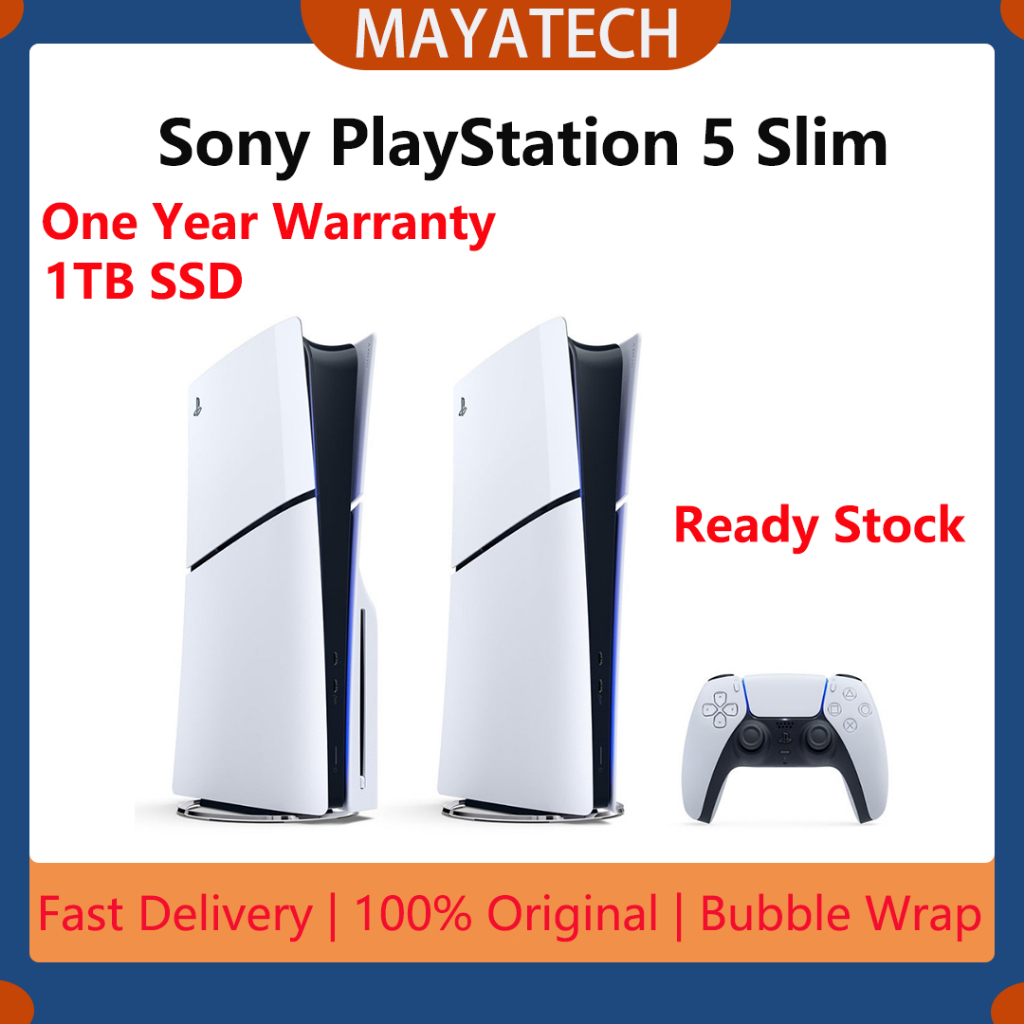 Ready stock】Sony Playstation5 PS5 Slim 1TB/825GB game console Digital  optical drive UHD 8K TV Malaysia Warranty