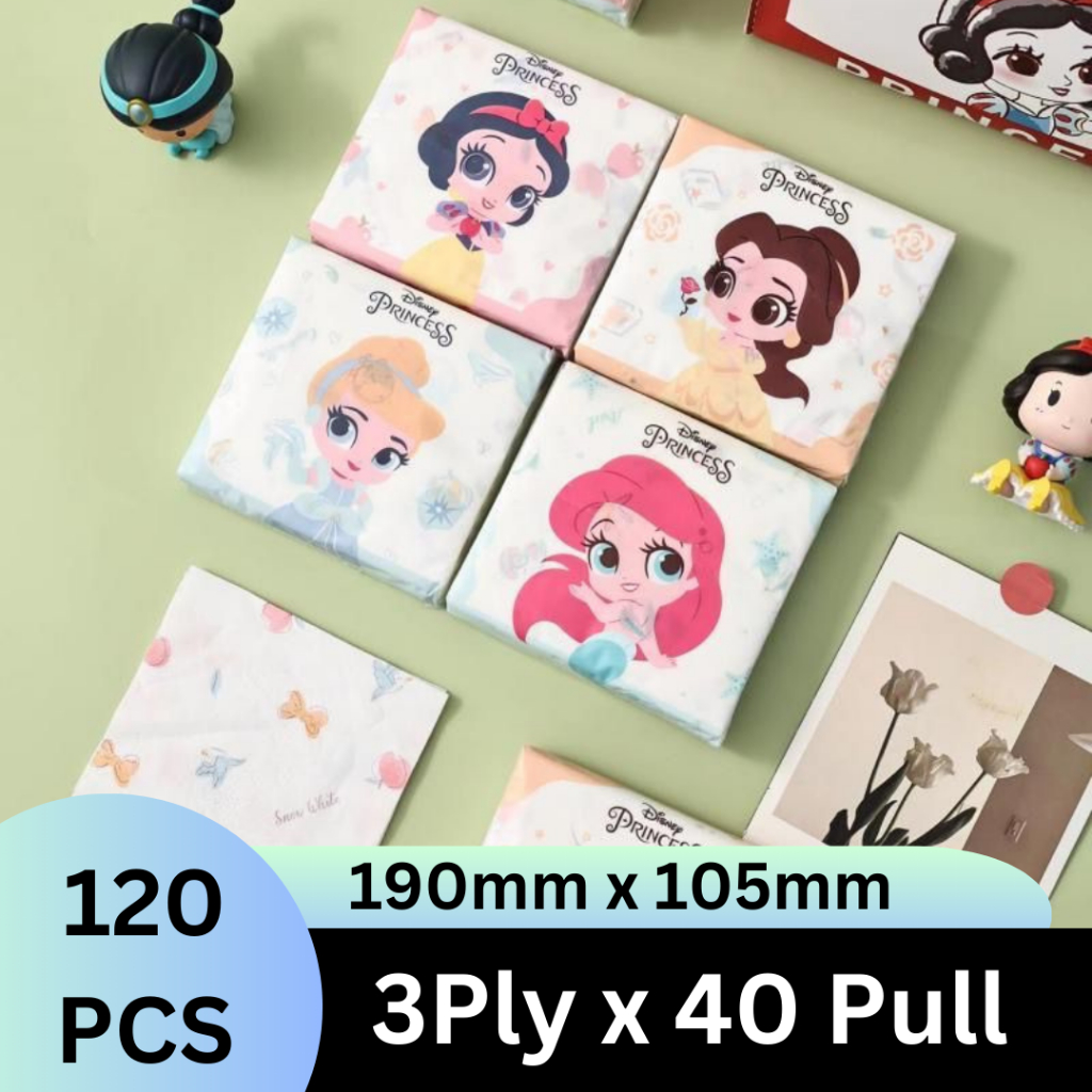 【1 Small Pck】 Sunde mini colorful printed tissue pouch portable ...