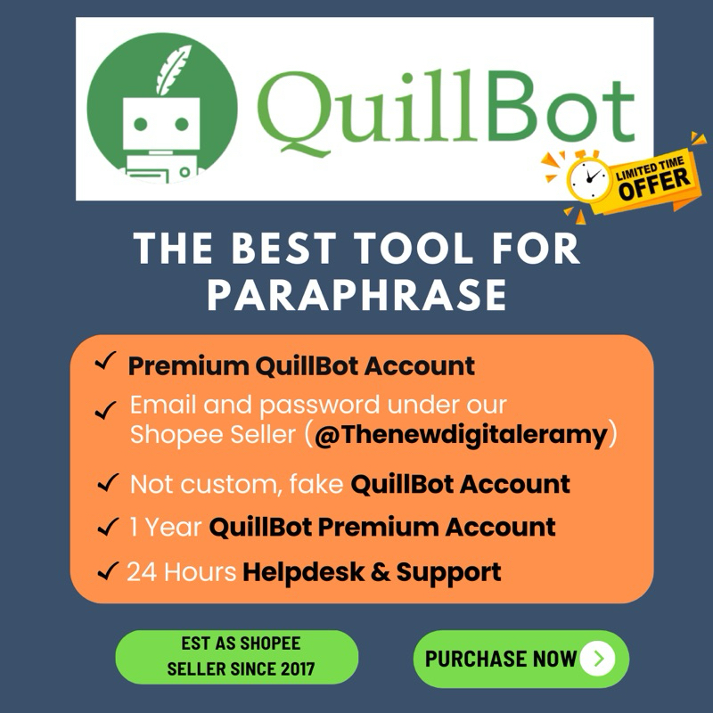 🔥Fast Delivery🔥 Latest Premium Quillbot Account 🔥(Latest Quillbot ...