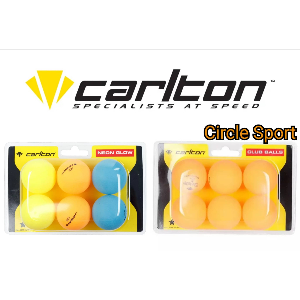 Carlton Neon Glows / Club Balls 40+ Table Tennis Ball , Ping Pong Ball Original 100 Shopee