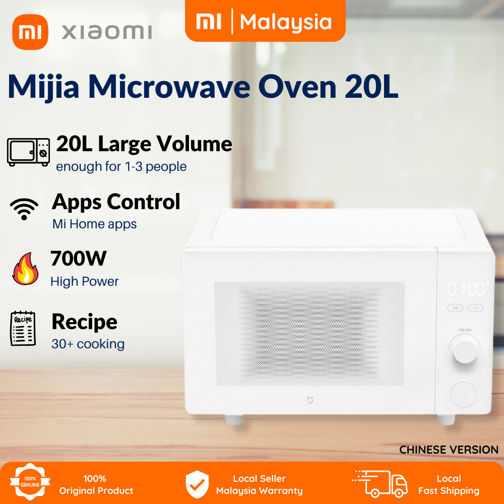 Xiaomi Mijia 20L Smart Wifi Microwave Oven MWBLXE1ACM Shopee Malaysia