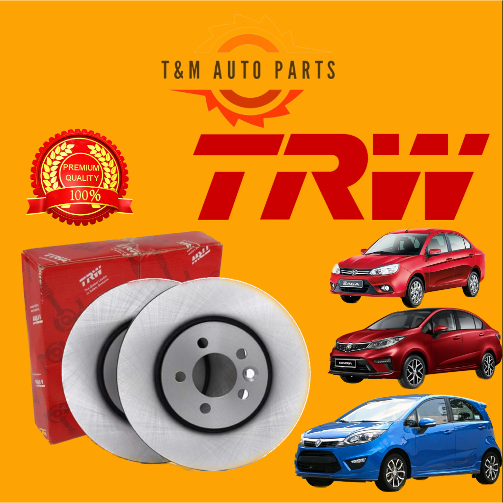 TRW DISC ROTOR PROTON PERSONA/IRIZ/SAGA VVT2019-2023 FRONT DF8169 ...