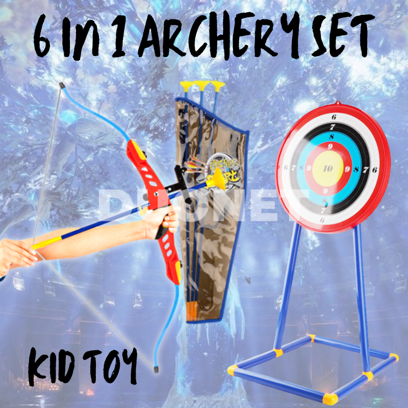 DUONET Archery Set for Kids Toys Shooting Target Toy Boy Girls Mainan ...