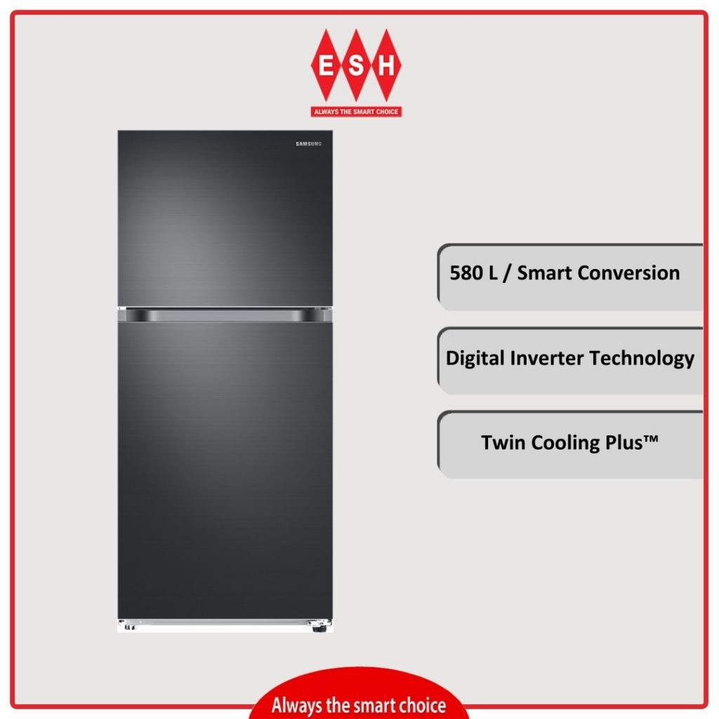 Samsung RT18M6211SG 580L 2 Doors Top Mount Freezer with Twin Cooling