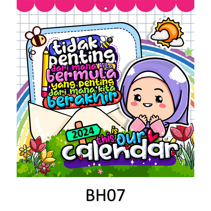 Calendar 2024 Malaysia Kalendar 2024 with School Holiday Kalendar Kuda 2024 Mini 3D