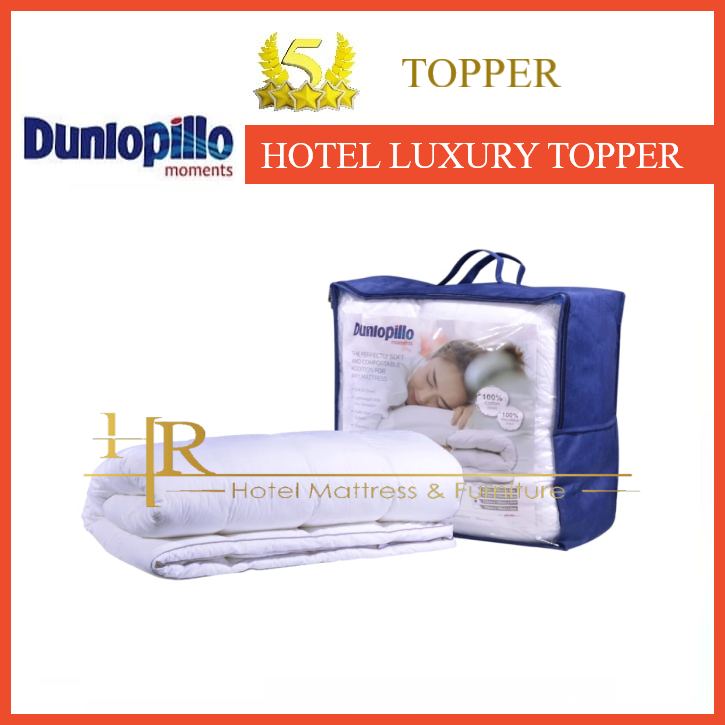 Dunlopillo Hotel Luxury Premium Mattress Topper HR Home Delivery Malaysia Shopee Malaysia