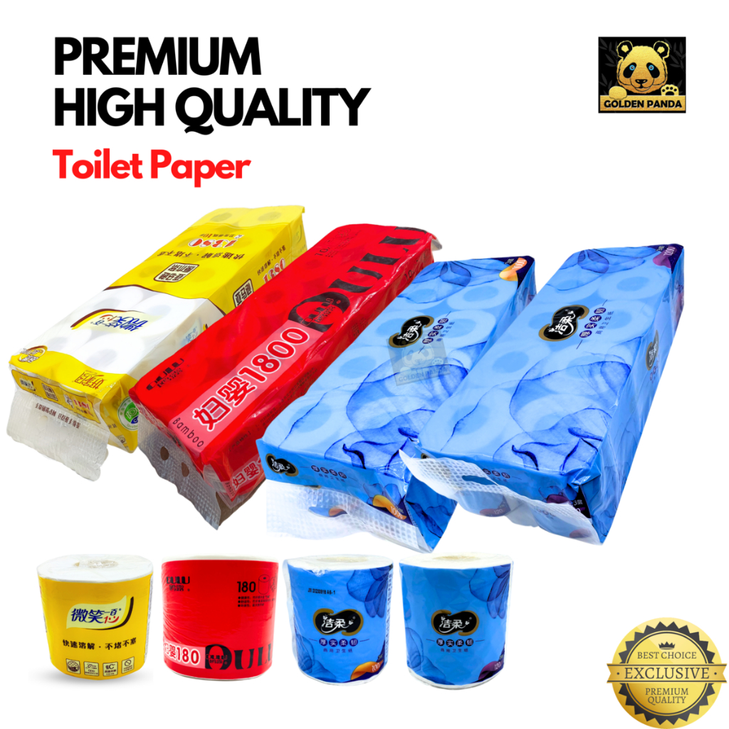 Premium High Quality Toilet Tissue Roll / Hotel Grade Tissue Toilet