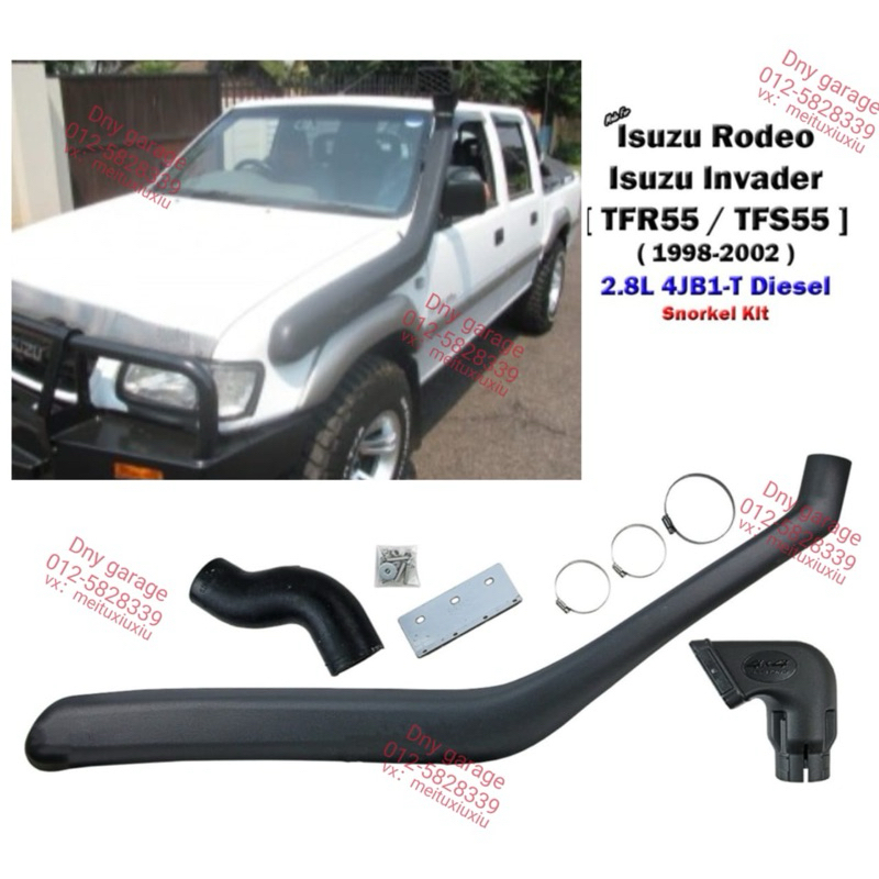 Isuzu Rodeo Invader Tfr55 Tfs55 1998-2002 snorkel kit ready stock ...