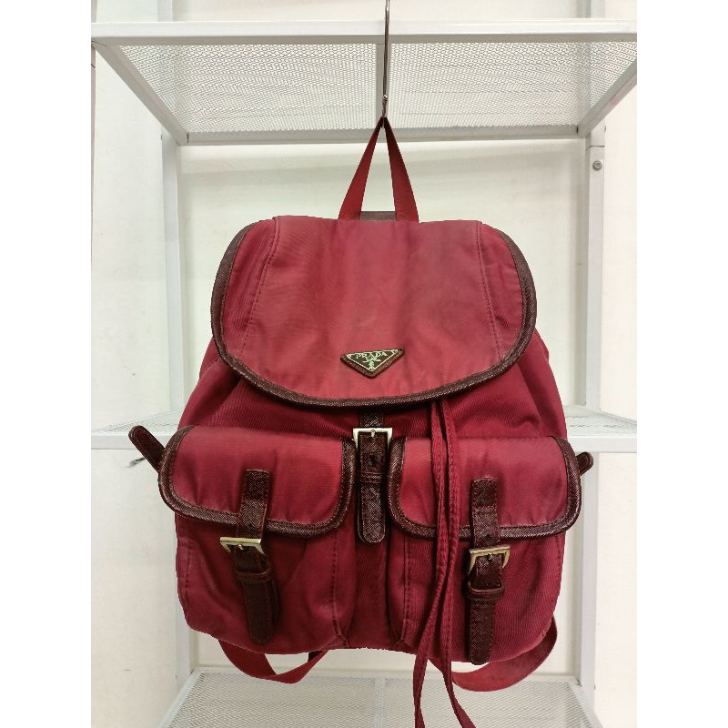 Preloved by AD Prada Backpack Shopee Malaysia