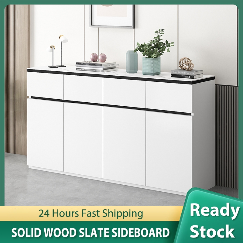 🔥Ready Stock🔥Rock Slab Sideboard Living Room Storage Cabinet ...