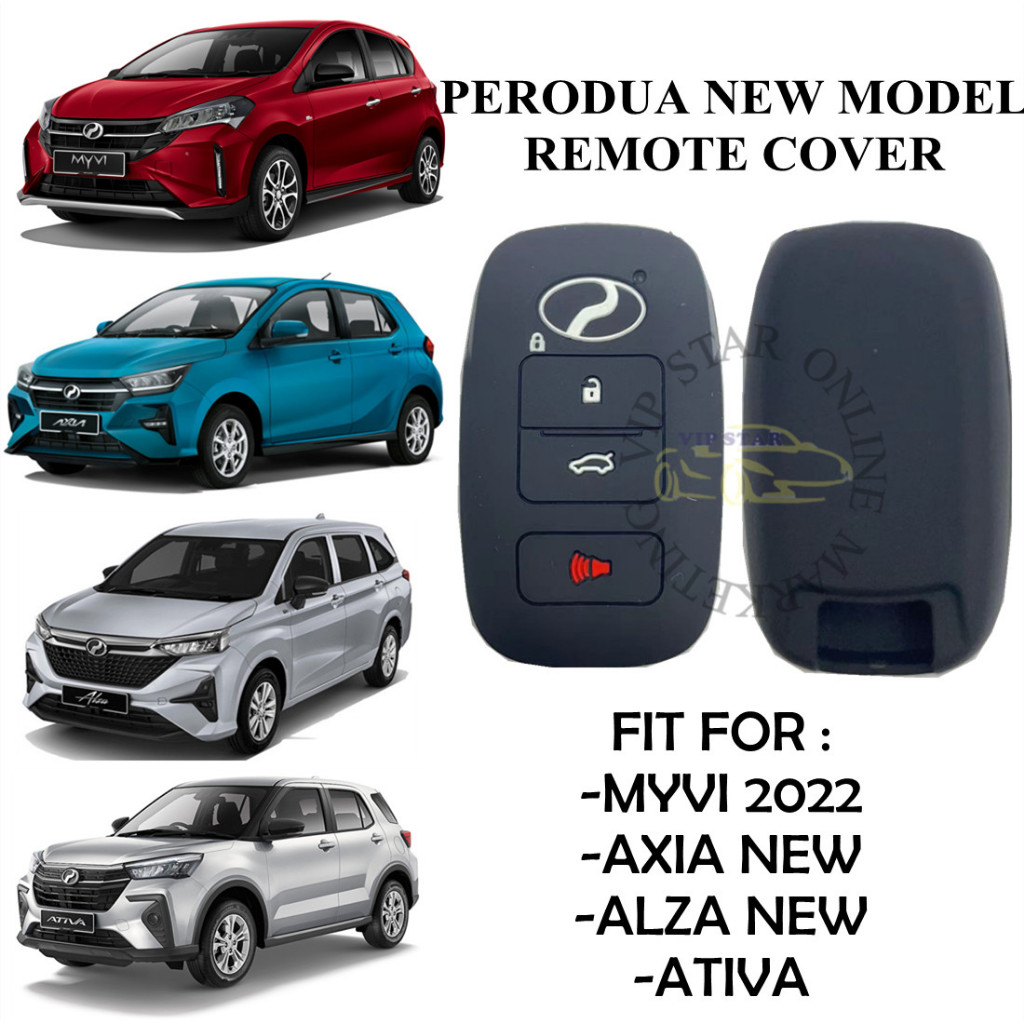 PERODUA NEW MODEL REMOTE COVER BLACK | Shopee Malaysia