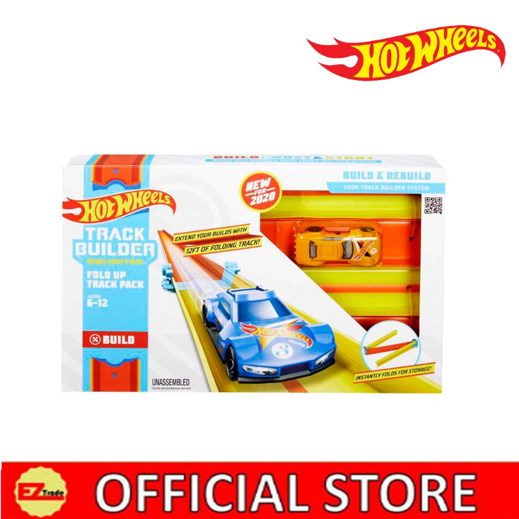 Hot wheels fold up hot sale track