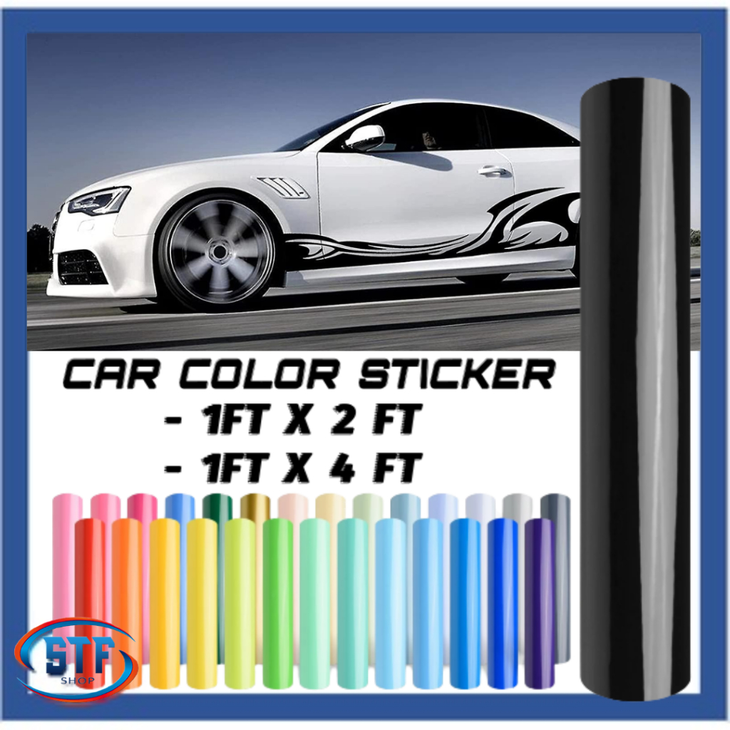 CAR COLOR STICKER UNIVERSAL FOR ALL VEHICLE MOTORCYCLE BICYCLE WITH ...