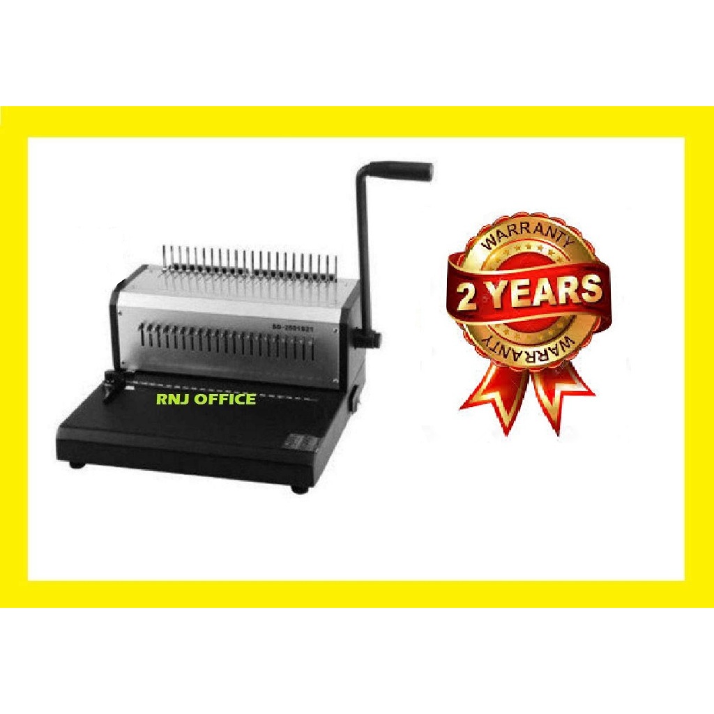 HEAVY DUTY COMB BINDER BINDING MACHINE ( 2 YEARS WARRANTY ) Shopee