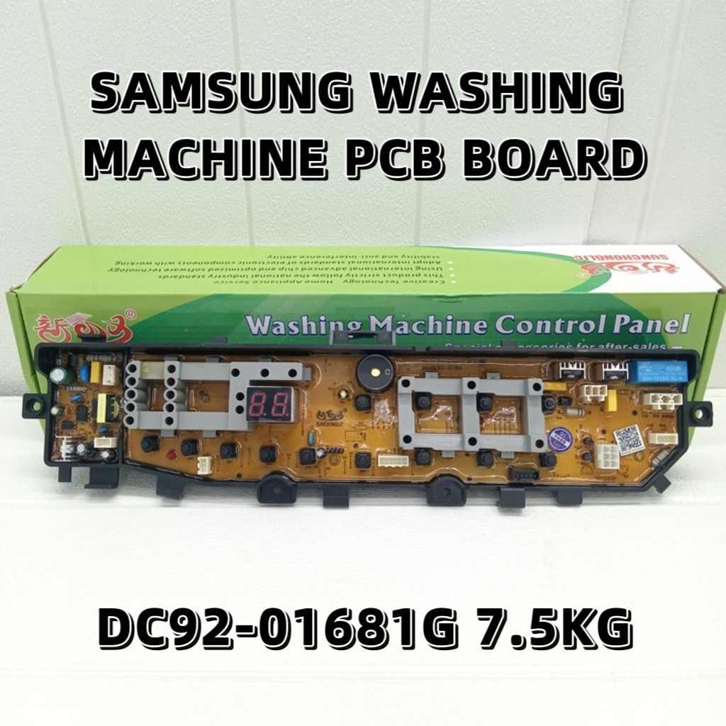 SAMSUNG WASHING MACHINE PCB BOARDSS-DC92-01681G7.5KGWASHING MACHINE ...