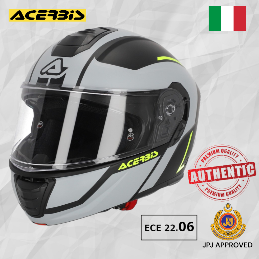 Genuine Acerbis Serel 22.05 Modular Helmet Interior Padding – Black, Fully Removable Liner (Replacement Part)