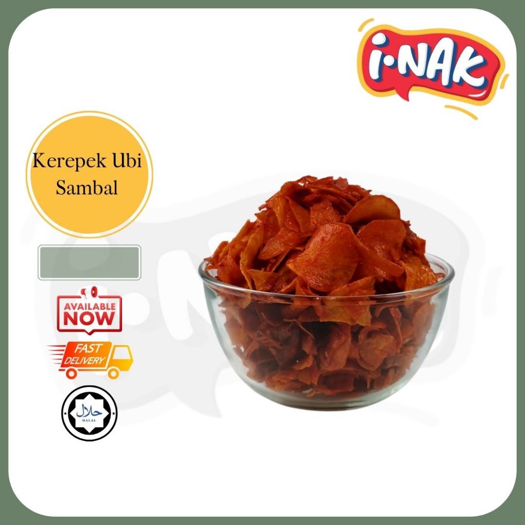 [halal] [ready Stock] Kerepek Ubi Sambal Sambal Tapioca Chips