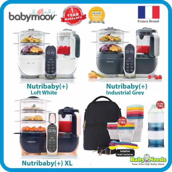Babymoov Nutribaby (+)/Nutribaby (+) XL Baby Food Processor Steamer