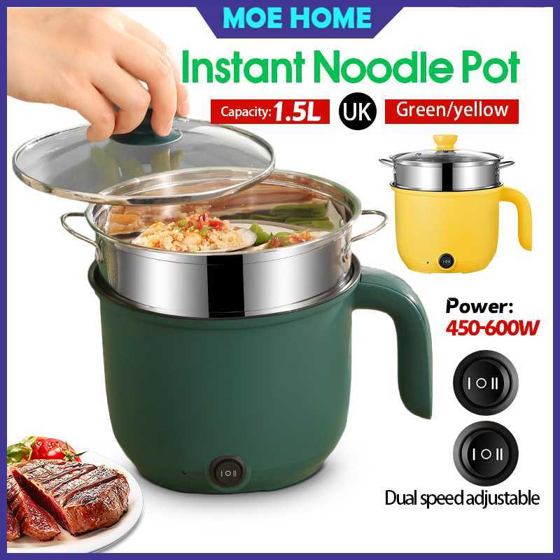 Mini Rice Cooker 1.5L Electric Frying Pot Peruk Nasi Non-stick Inner ...