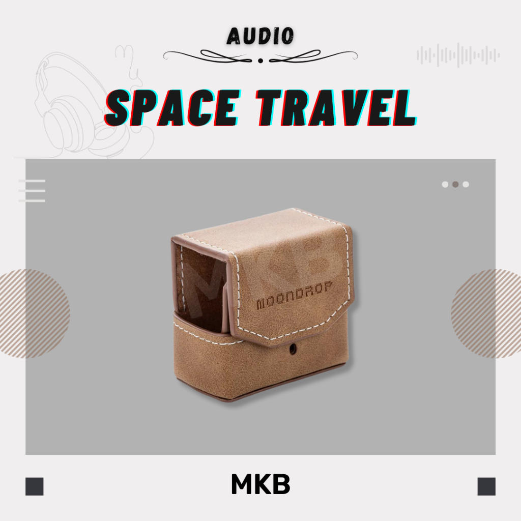 [READY STOCK] Moondrop Space Travel Leather Case for Space Travel TWS