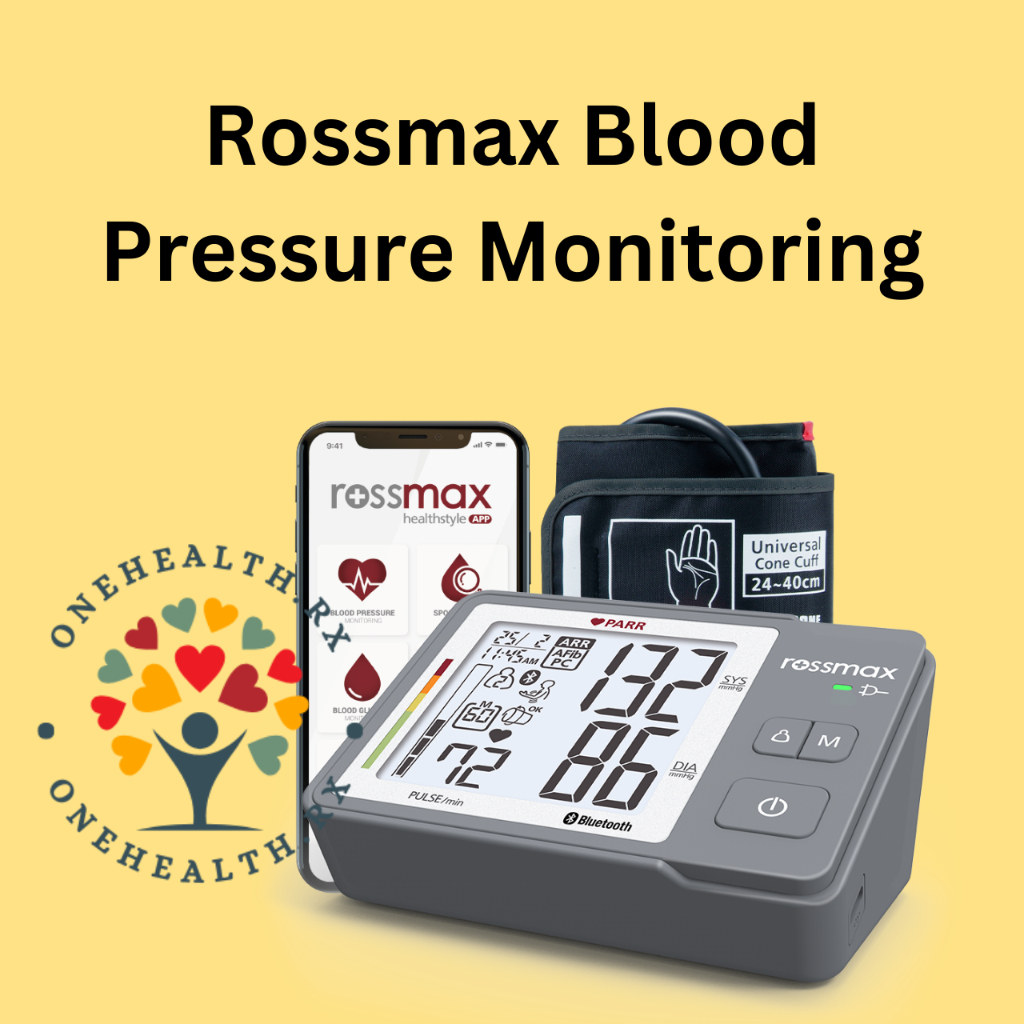 ROSSMAX Blood Pressure Monitor X1/Z5 Automatic PARR Detection [5 years