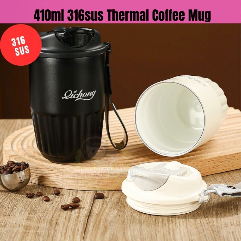 🇲🇾💥[READYSTOCKS] 💥 410ml 316 Stainless Steel Thermal Insulation Coffee