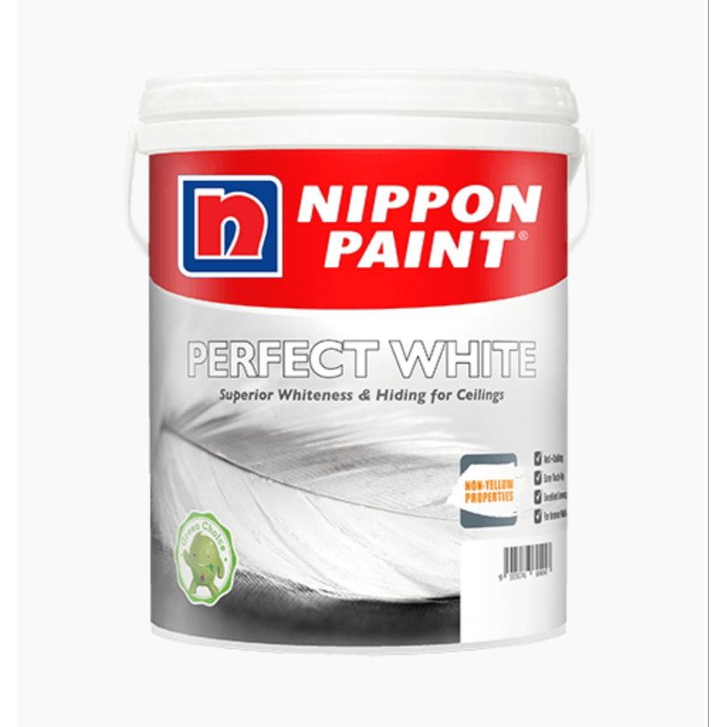 5L & 15L Nippon Paint Perfect White Ceiling White Shopee Malaysia