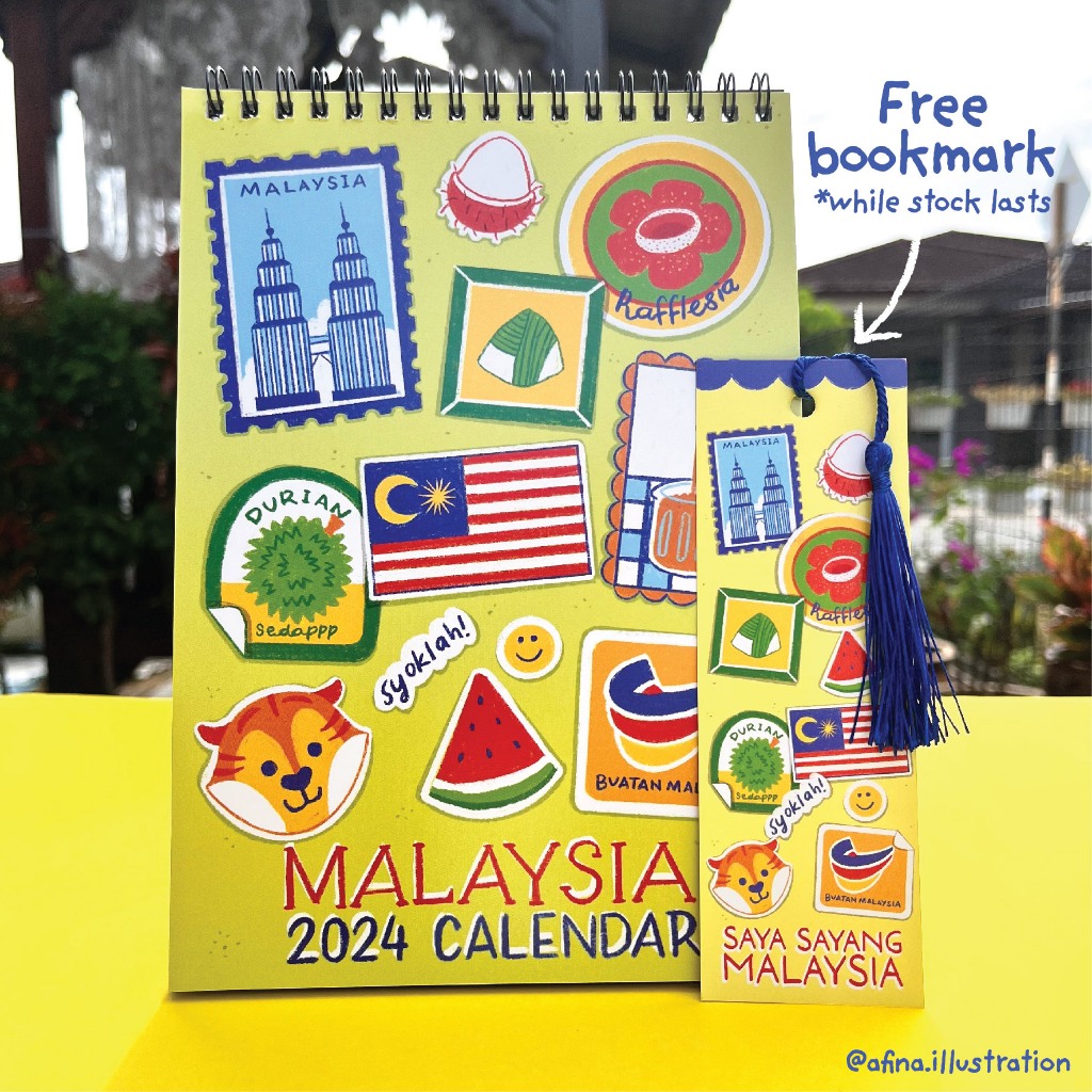 Kalendar 2024 Malaysia Desk Calendar Islam Hijrah Shopee Malaysia