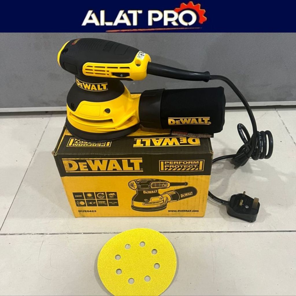 DEWALT DWE6423 280W 5" / 125mm Orbital Sander 3 Year Warranty