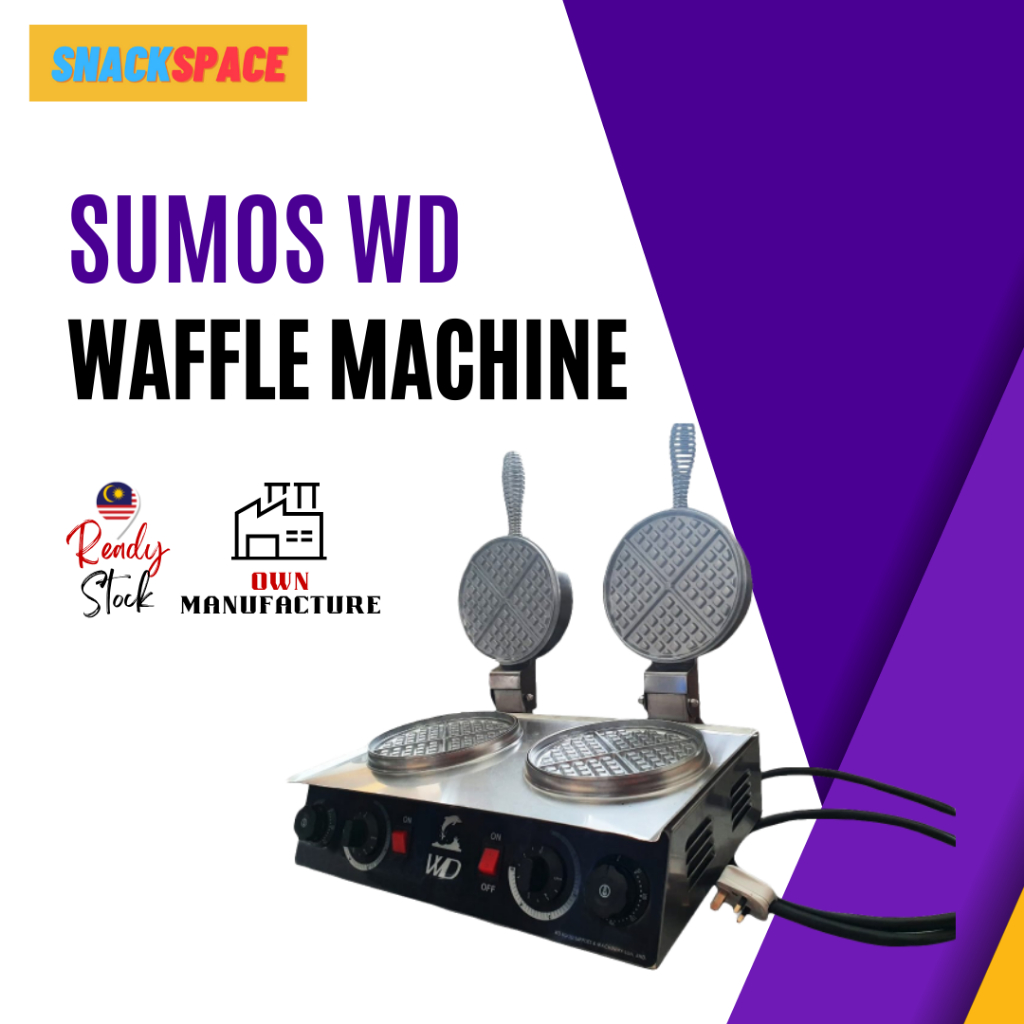 Sumo's WD Double Head Waffle Maker Baker Machine Shopee Malaysia