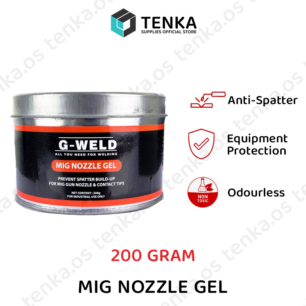 TENKA GWELD Nozzle Gel 200g For MIG Welding AntiSpatter MIG Torch