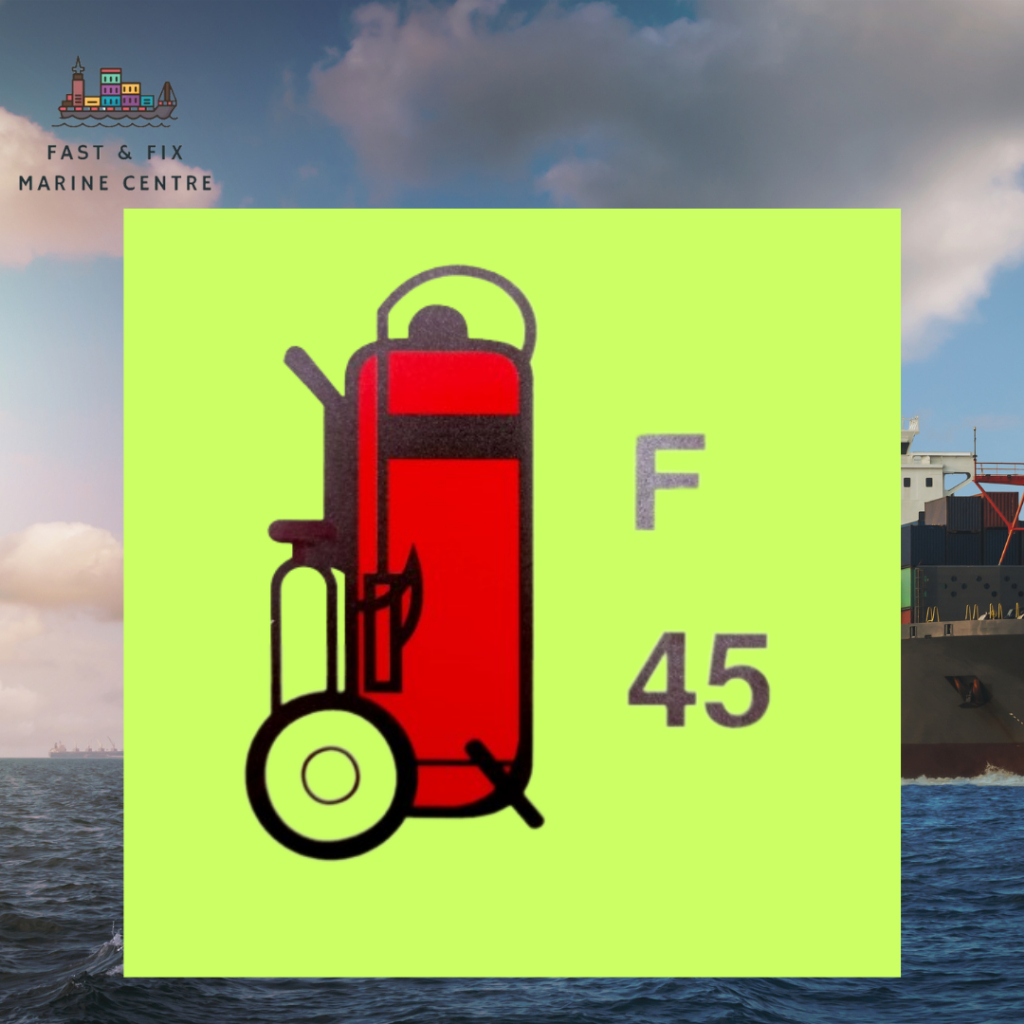 WHEELED FOAM FIRE EXTINGUISHER 150 MM X 150 MM (IMPA CODE 336089