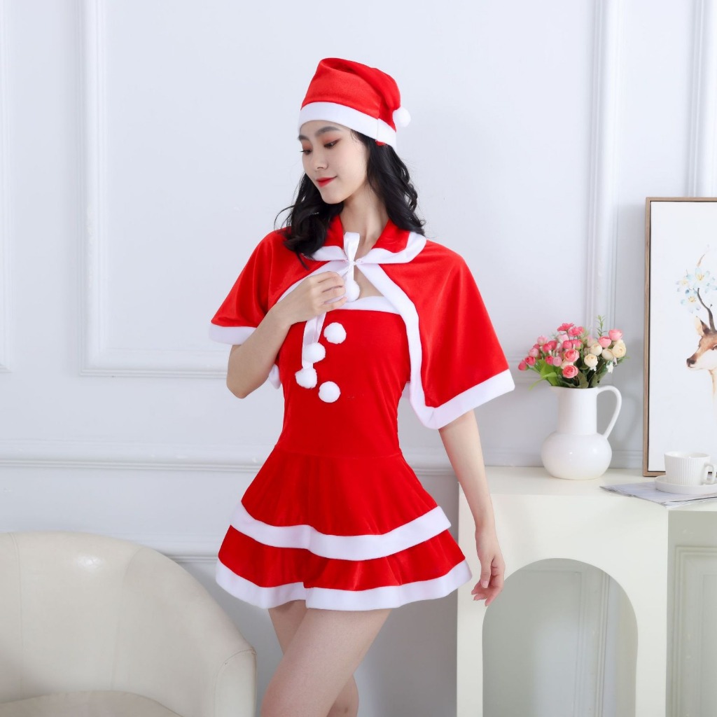 Santa Claus Santarina Christmas Costume Women s Xmas Outfit Fancy Dress