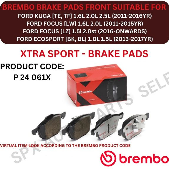 BREMBO GENUINE DISC BRAKE PAD FRONT FOR FORD KUGA [TE, TF] '1116YR