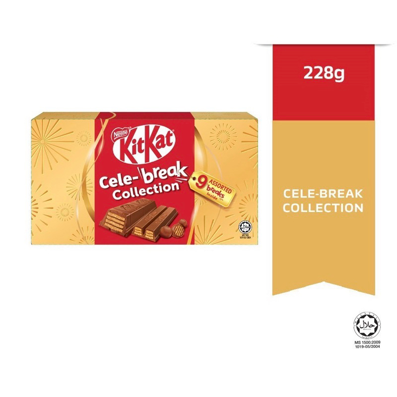 KitKat CeleBreak Pack 228g 08/2024 Shopee Malaysia