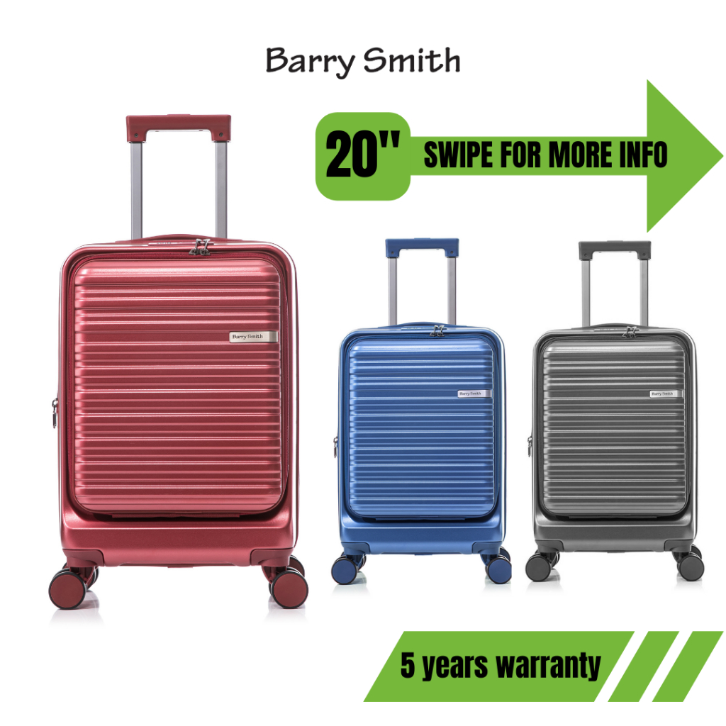 Barry Smith ABS+PC Luggage (20") B105 Shopee Malaysia