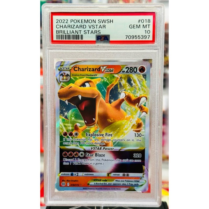 charizard vstar 018 172 brilliant stars ultra rare pokemon card 174/172 Charizard VStar