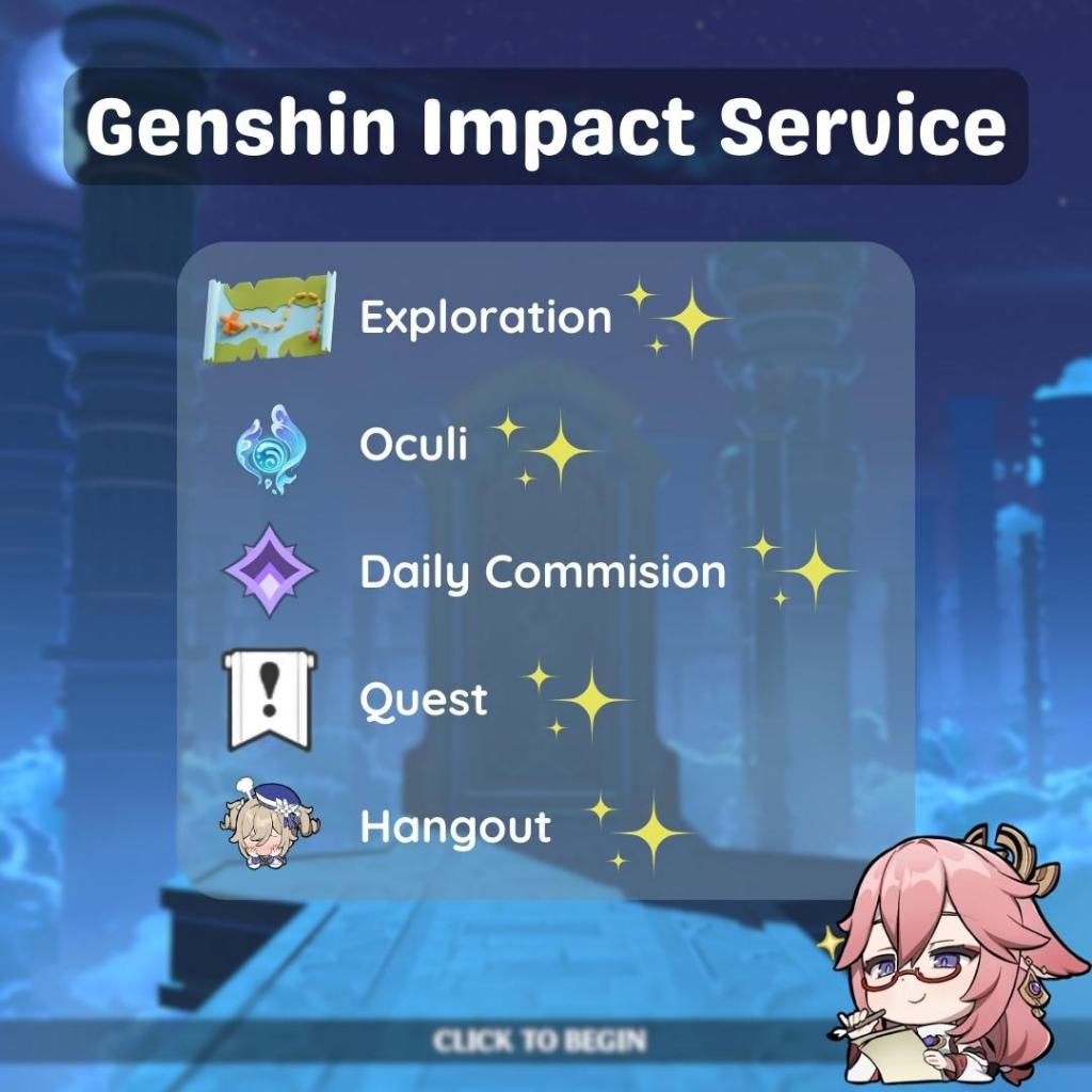 Genshin Impact Boosting Service - Oculi / Waypoint / Exploration ...