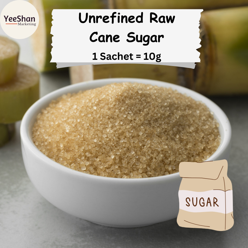 Unrefined Raw Cane Sugar 1 sachet (10g) Shopee Malaysia