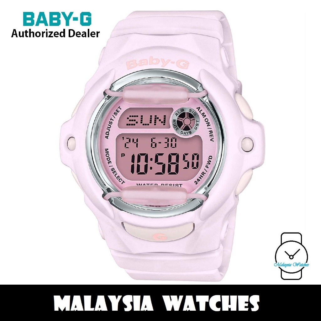 OFFICIAL WARRANTY Casio Baby G BG 169M 4 Standard Digital Light