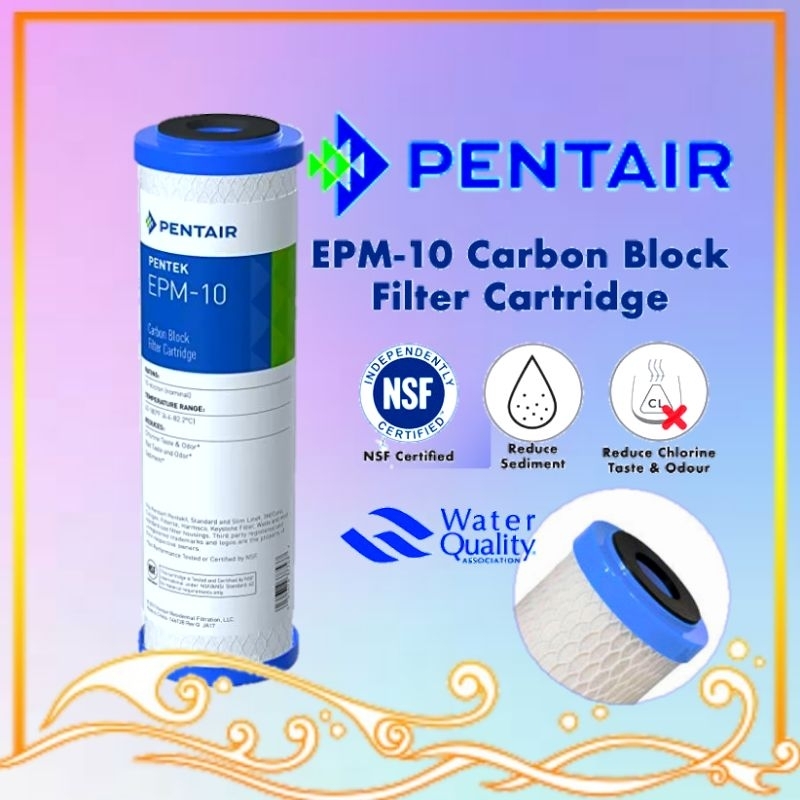 PENTAIR EPM10 (2IN1) 10" SEDIMENT PP CARBON BLOCK CTO WATER FILTER 10 MICRON Shopee Malaysia
